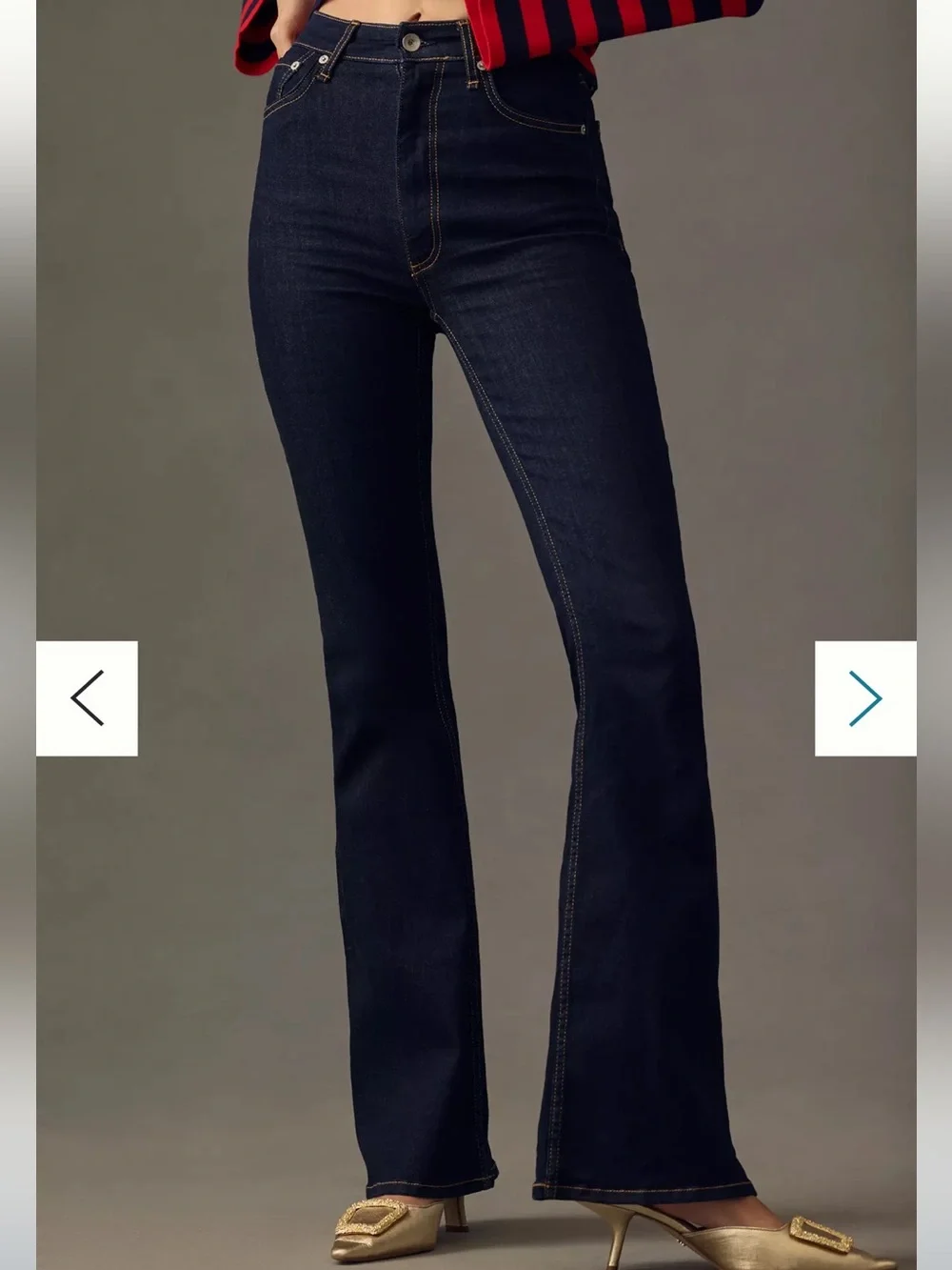 Rag & Bone Casey High Rise Flare Jeans In Rinse NWOT NEW